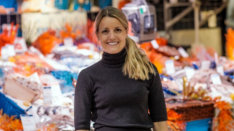 Trine Horne sjømatutsending i Frankrike