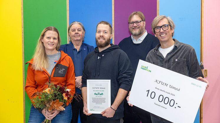 Helena Lewandowska, Igor Hell, Nils Karlsson, Andreas Lundgren och Christian Fridh. Foto: Fredrik Larsson