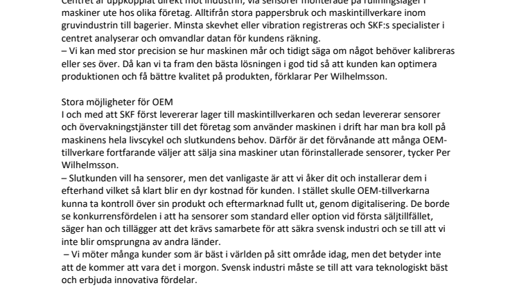 De säkrar industrin med uppkopplade lager