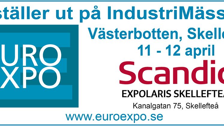 Scandinavian Friction ställer ut på Euroexpo i Skellefteå!