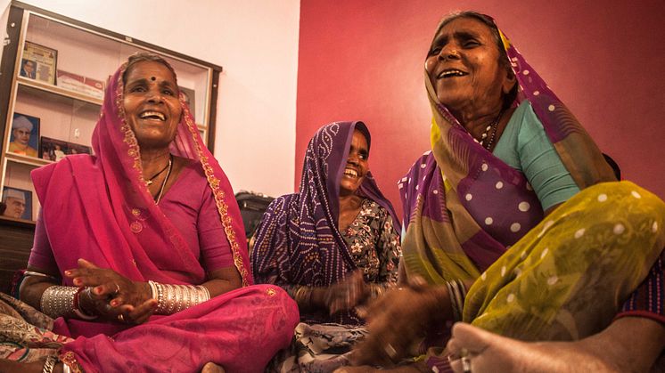 Hungerprojektet driver ledarskapsprogram i Indien som stärker kvinnor att göra sina röster hörda och organisera sig.