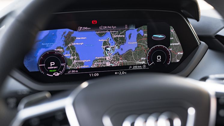Audi virtual cockpit med navigation