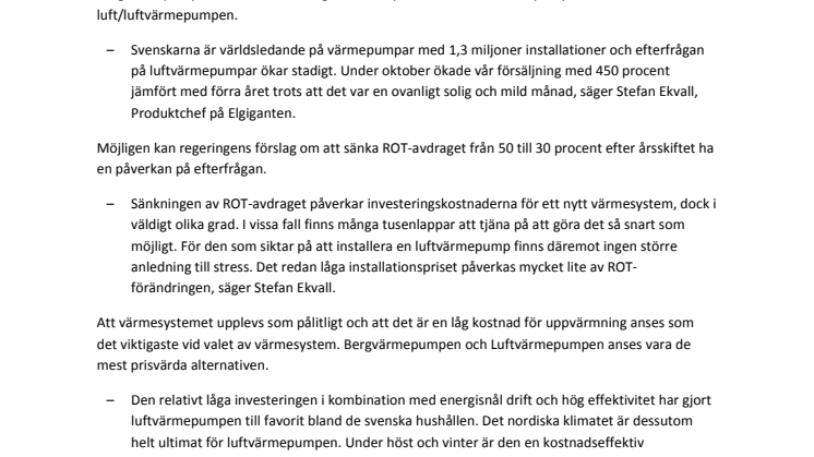 150 000 hushåll planerar att byta värmesystem