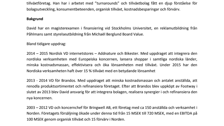 Om David Rönnberg