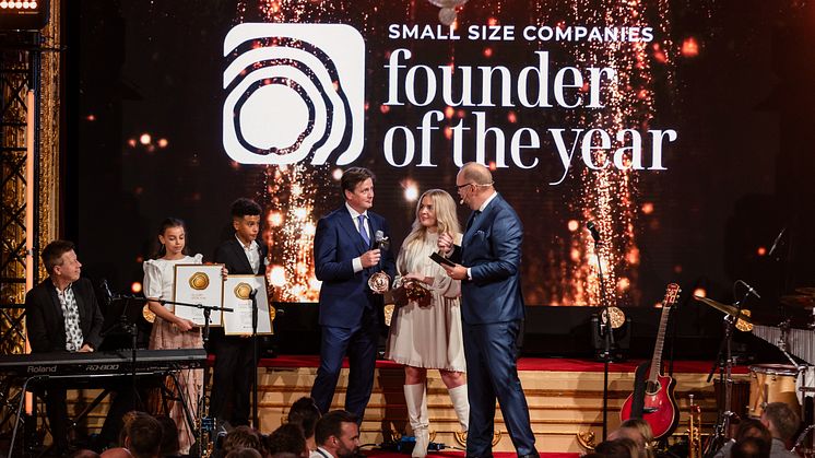 Carl Berge, founder of Berge Group, received the Growth Rings in Gold for the global award Founder of the Year category Small Size Companies at the Founders Awards Gala held at Grand Hôtel in Stockholm on September 20.