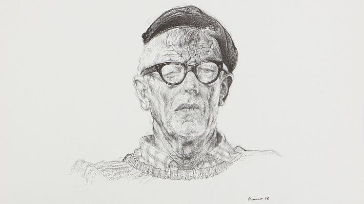 Självporträtt av Erik Haamer
