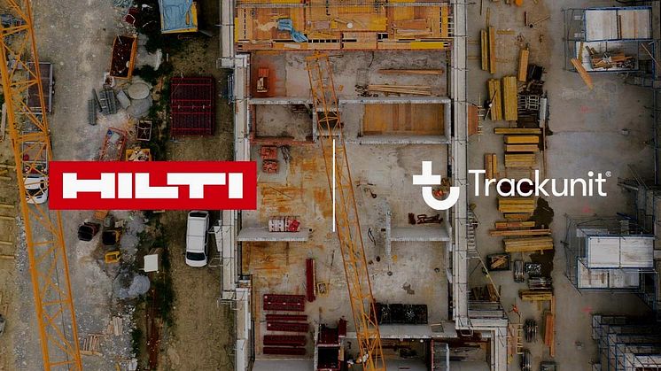 Hilti og Trackunit annoncerer strategisk partnerskab for at eliminere nedetid