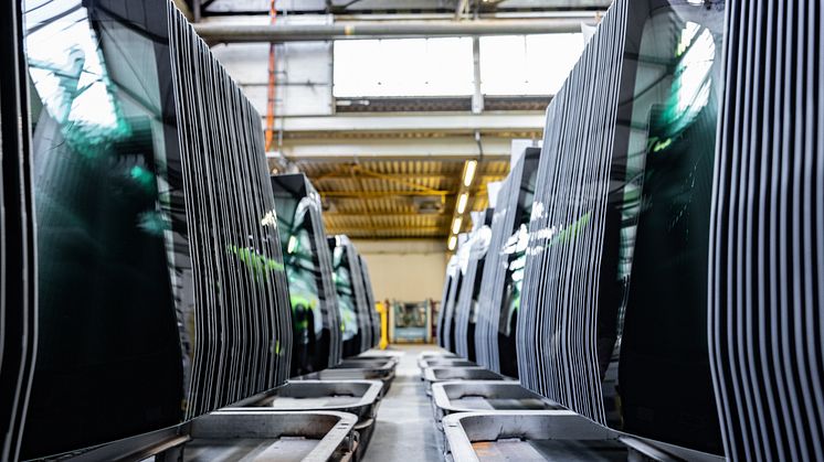 Nye forruder af genbrugsglas til Audi Q4 e-tron (pilotprojekt)