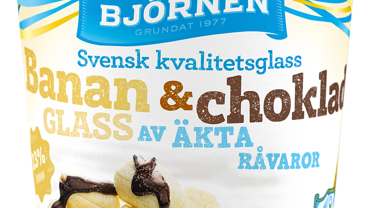 Glass Banan & Choklad