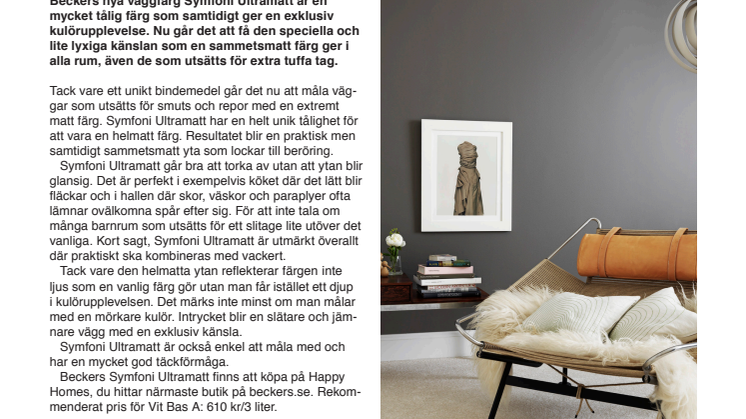 Ultramatt och tålig på samma gång