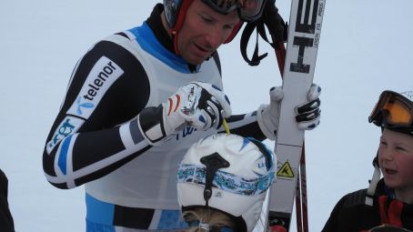 Aksel Lund Svindal og WC-lagene trener i Hemsedal 