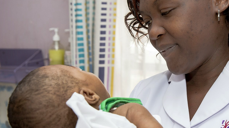 Mary Muhando arbetar på Jacaranda Maternity i Nairobi.