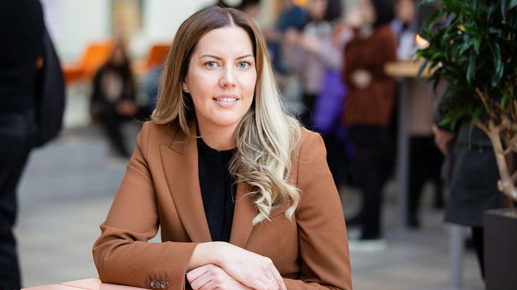 Sandra Lindström, vd på Anolytech, som är en del av Ideon Navigator Scaleup.