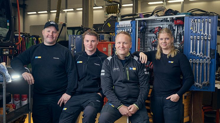 Team Swecon Sverige i Volvo CE Masters 2024