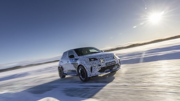 Alpine A290 i svenska Lappland