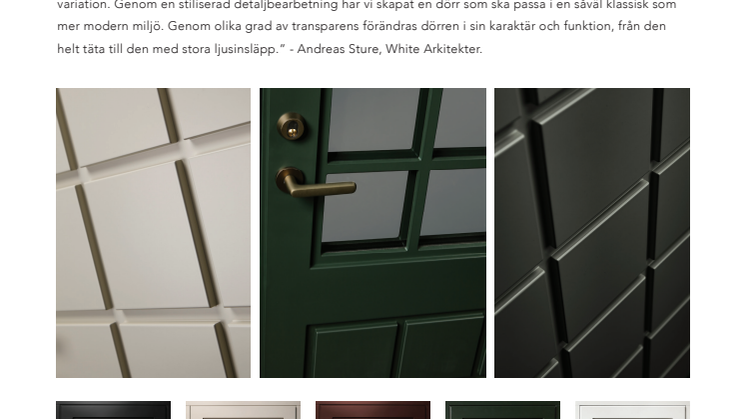 Ekstrands presenterar ytterdörren Block 600
