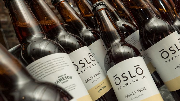 Unikt samarbeid mellom Jameson Irish Whiskey og OsloBrewing Co.