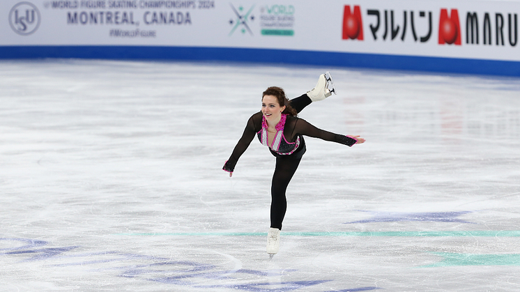 VM i konståkning: Josefin Taljegård på 19:e plats i finalen