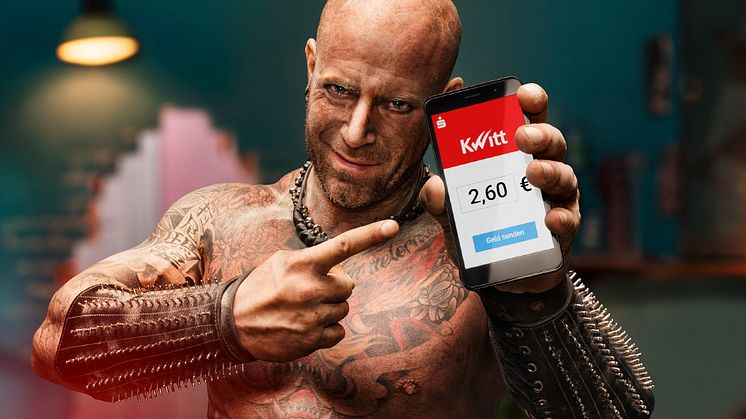 Mit Kwitt können Kunden der Stadtsparkasse München nun auch an Freunde per Smartphone Geld senden, die ein Konto bei Genossenschaftsbanken führen