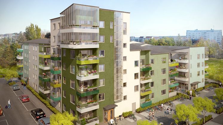 Brf Solskenet i Uppsala miljöcerifierat i silverklass