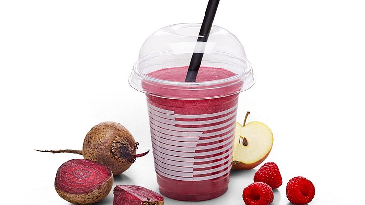 Beet & Berry – en av sex nya juicesmaker hos 7-Eleven