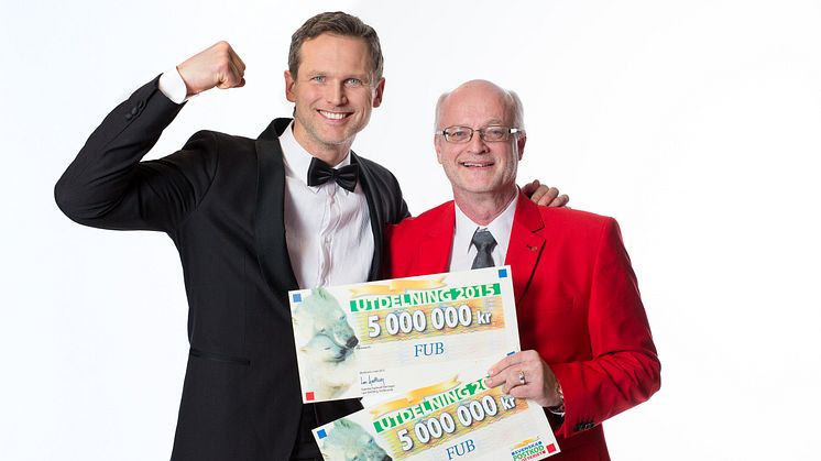 FUB fick 10 miljoner från Postkodlotteriet