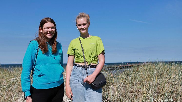 Möt Victoria och Tilde - strandvärdar i Barsebäck