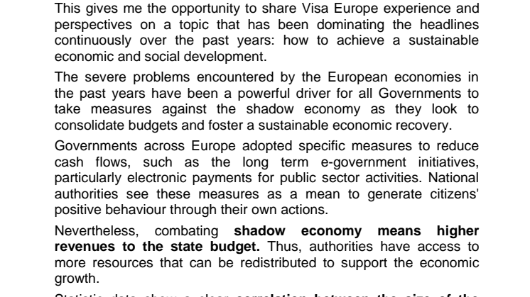 Discurs Cătălin Creţu în cadrul Summit-ul UE al Europei de Sud-Est: "Pe drumul spre stabilitate și creștere" (engleză)