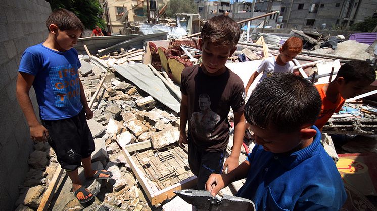 Situationen allt mer desperat för barnen i Gaza