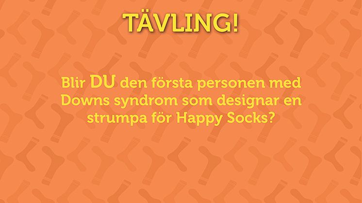 Svenska Downföreningen och Happy Socks i unikt samarbete