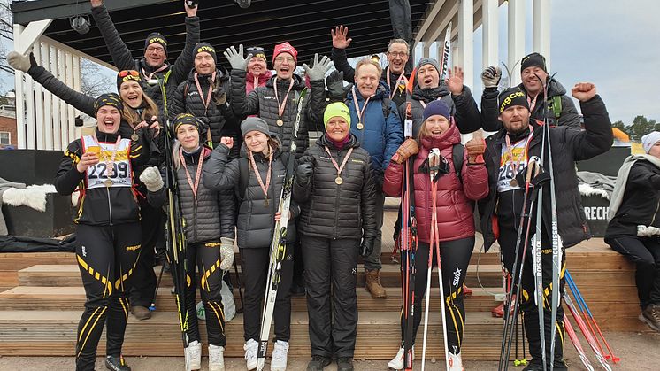 Et vellykket helseinitiativ av Engcon – suksess for Team Engcon i årets Vasalopp