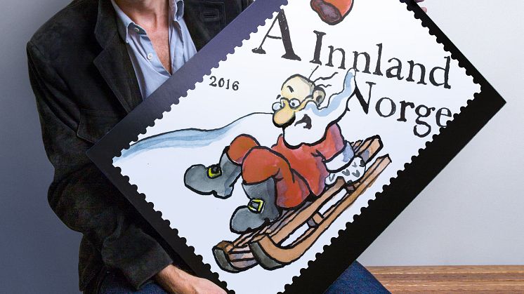 Fredrik Skavlan har illustrert årets offisielle julefrimerker. 