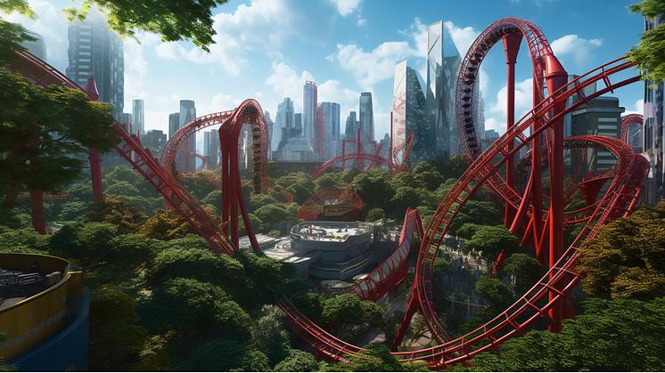 An interactive roller coaster world with ROCO!