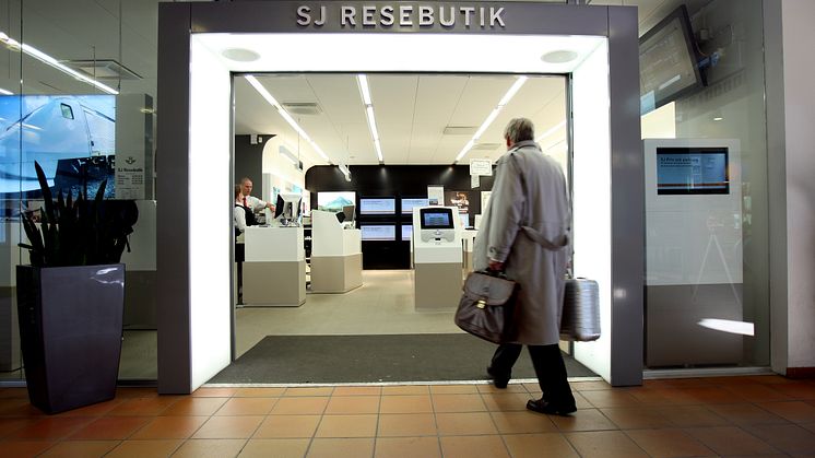 Över 300 000 företagsresenärer reste med SJs tåg under september 