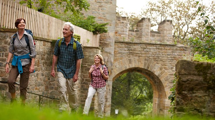 Die Schaumburg war eines der Wanderziele bei der Mitgliederversammlung der Top Trails