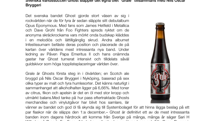Ghost och dess oheliga gral