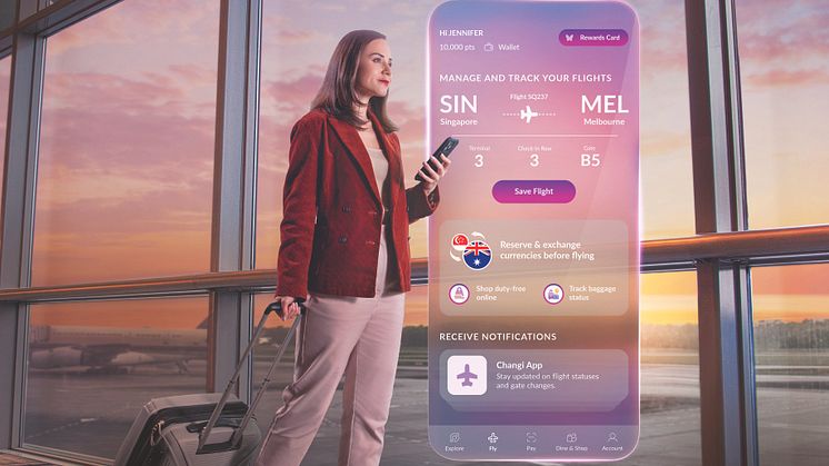 Changi Airport celebrates Changi App launch with year-long lucky draw and chance to win business class flights every month