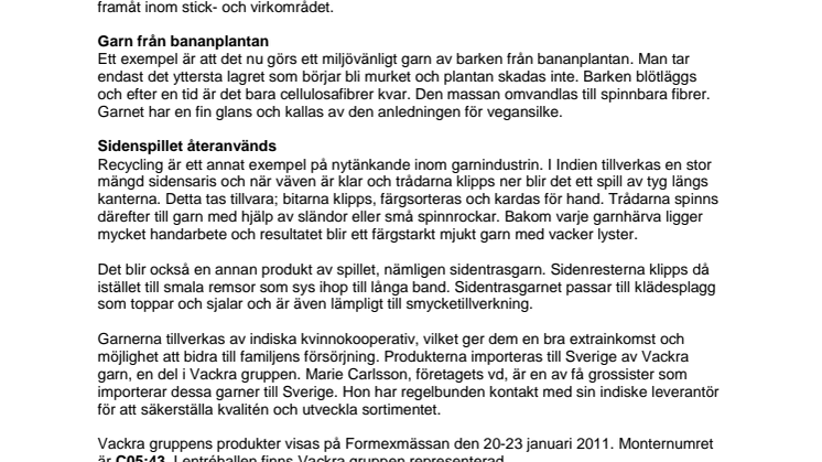 Sticka med bananskal & sidentrasor
