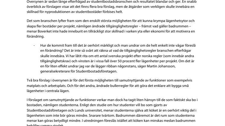Boverket når bara halvvägs med byggregelöversyn