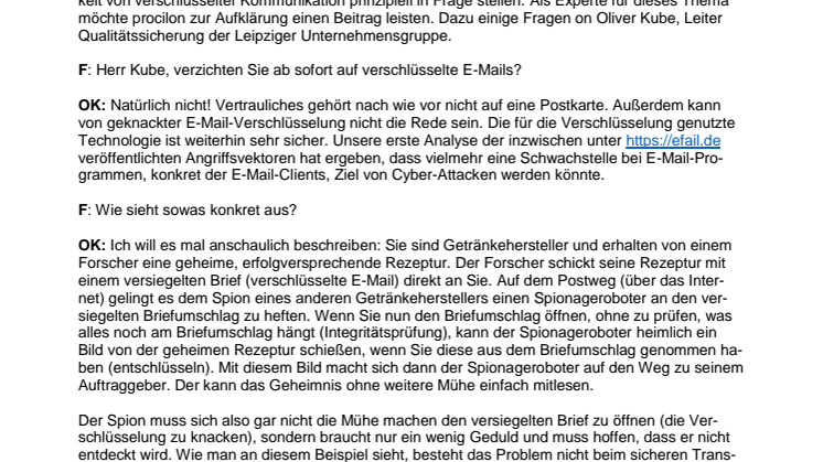 Über den Unterschied von geknackt und angreifbar – ein Interview zu EFAIL
