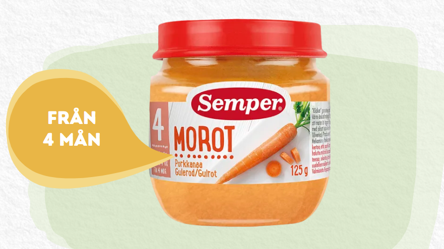 Semper tilbagekalder Gulerod 125g fra 4 måneder