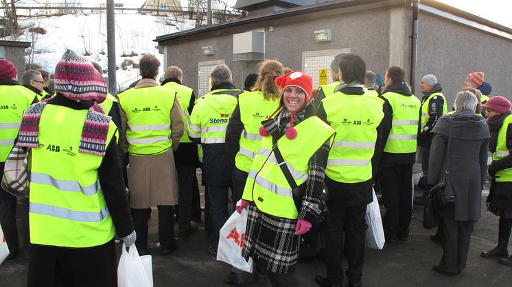 On site at the Port of Gothenburg with the Cavotec engineering group for the opening of a 60Hz shore power application