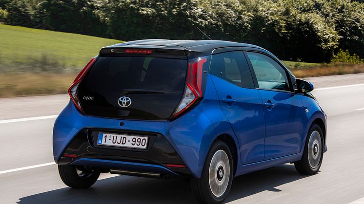Lenas nitlottt blev en Toyota Aygo