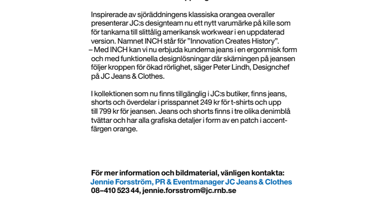 JC Jeans & Clothes presenterar nytt varumärke!