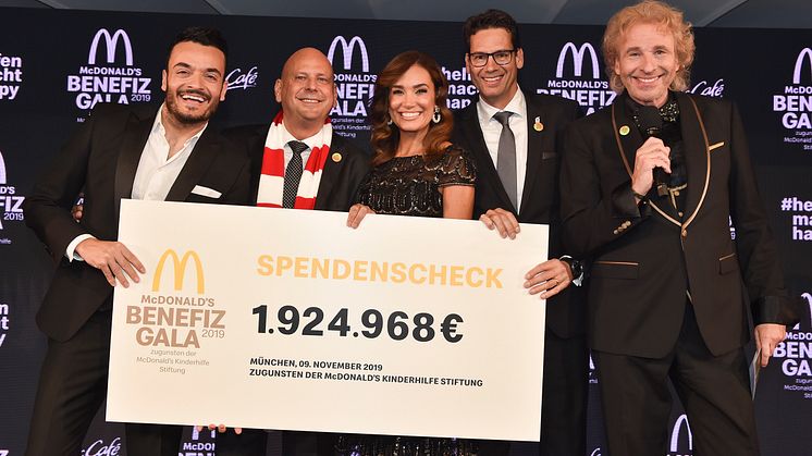 McDonald’s erzielt Rekordsumme mit seinen Tätigkeiten rund um die Benefiz Gala