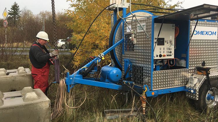 Seilzugarbeiten 110-kV-Lehrte Hänigsen