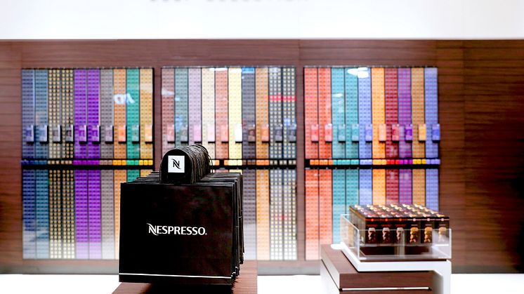 Nespresso öppnar nytt innovativt butikskoncept i Mall of Scandinavia