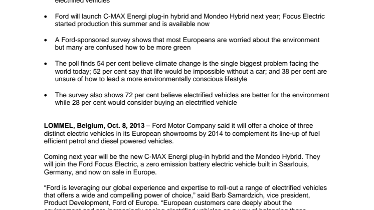FORD FUTURES - POWER OF CHOICE (EU)