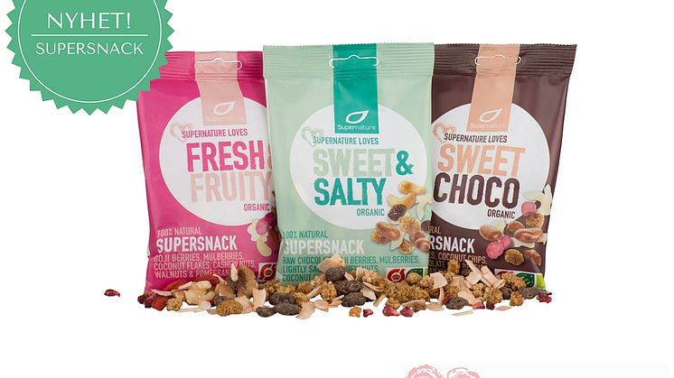 Supernature loves!  Ny økologisk og naturlig glutenfri ready to eat-serie fra Supernature