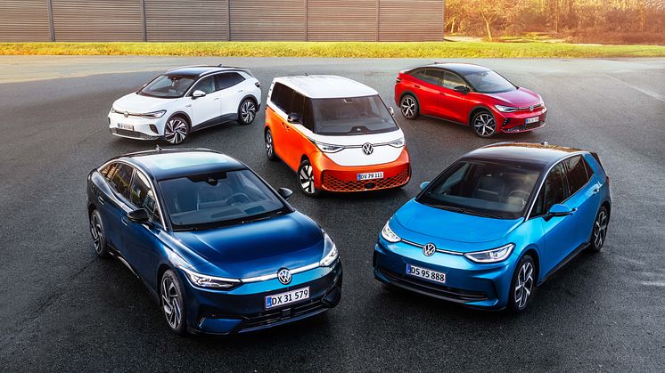 Volkswagen Danmark introducerer en samlet 5 års garanti på nye ID.-elbiler*